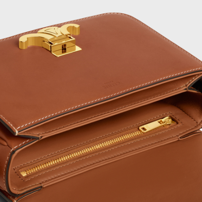 TEEN TRIOMPHE BAG IN NATURAL CALFSKIN TAN